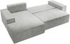 Selsey 'Farese ' Ecksofa mit Cordbezug, Schlaffunktion und Stauraum, Hellgrau, links Bild 4
