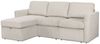 Dorel Home Ecksofa NORDHUS, L-Form, 200 cm, Recamiere rechts/links montierbar, Recamiere, Stauraum, Cord und feiner Webstoff-Bezug Bild 4