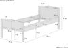 Seniorenbett Überlänge extra hoch Einzelbett Buche 90x200 V-60. 70-09-220 Bild 3