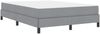 vidaXL Boxspringbett mit Matratze Hellgrau 160 x 200 cm Stoff 3398500 Bild 4