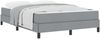 vidaXL Boxspringbett mit Matratze Hellgrau 160 x 200 cm Stoff 3398500 Bild 2