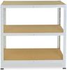 shelfplaza HOME 90x100x50 cm Schwerlastregal in weiß mit 3 Böden und 175 kg Traglast pro Boden Bild 4