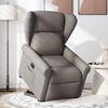 vidaXL Relaxsessel mit Aufstehhilfe Taupe Stoff 3303381 Bild 2