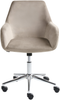 Bürostuhl WELLSTON Samtstoff Taupe Bild 4