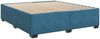 vidaXL Boxspringbett mit Matratze Blau 200x200 cm Samt 3291018 Bild 5