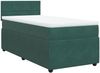 vidaXL Boxspringbett mit Matratze Dunkelgrün 80x200 cm Samt 3287593 Bild 2