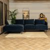 Bronx71 Ecksofa Denver Samt dunkelblau links Bild 3