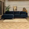 Bronx71 Ecksofa Denver Samt dunkelblau links Bild 4