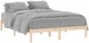 vidaXL Massivholzbett ohne Matratze 152x203 cm Kiefer 822459 Bild 2