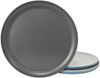 Spetebo Kunststoffteller Melamin Speiseteller 6er Set 21 cm - 3 Farben sortiert, (6 St), Robuster Kunststoff Camping Teller bruchsicher Bild 3