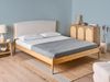 Bett mit Lattenrost Kiefernholz CLAIRAC 180 x 200 cm Hellbraun Bild 3