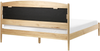 Bett mit Lattenrost Kiefernholz CLAIRAC 180 x 200 cm Hellbraun Bild 5