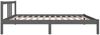 Massivholzbett Grau 100x200 cm [814876] Bild 5
