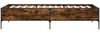 vidaXL Bettgestell Räuchereiche 75x190 cm Holzwerkstoff und Metall 844993 Bild 5
