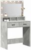 vidaXL Schminktisch Beton Grau 79 x 41 x 135 cm Holzwerkstoff 865085 Bild 3