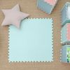 9 Teile Spielmatte Baby Puzzlematte - 30x30 Spielteppich Mint Bild 2