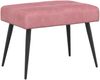 vidaXL Bank mit Knopfheftung Rosa 60 x 40 x 45 cm Samt 42038505 Bild 2
