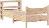 vidaXL Massivholzbett mit Kopfteil 90x200 cm Kiefer 3306312 Bild 2