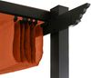 Mendler 'HWC-N93' Pergola, stabiles 8cm-Gestell mit Schiebedach UV50+ 3x3 m, Aluminium, Terrakotta Bild 5