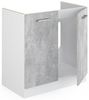 Spülenunterschrank R-Line Beton 80 cm ohne Arbeitsplatte Vicco Bild 3