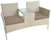 Polyrattan Gartenbank Bank Rattan Sitzbank 2-Sitzer Gartenmöbel Balkonmöbel Bild 5