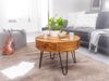 Wohnling Couchtisch mit Schubladen, Sheesham Massivholz, rund 60 cm Bild 5