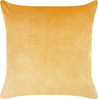 Kissen 2er Set Tiermuster MARULA Samtstoff 45 x 45 cm Senfgelb Bild 5