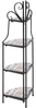 Regal FAVARA Metall 128 cm 43 cm Schwarz Bild 5