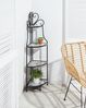 Regal FAVARA Metall 128 cm 43 cm Schwarz Bild 3