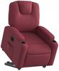 vidaXL Relaxsessel mit Aufstehhilfe Elektrisch Weinrot Stoff 3204395 Bild 3
