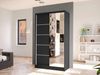 Schiebetürenschrank Camtalo III (Farbe: Schwarz) Bild 2
