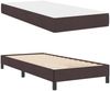 vidaXL Boxspringbett mit Matratze Dunkelbraun 90 x 200 cm Stoff 3398461 Bild 5