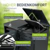 Juskys Mülltonnenbox Arel 2er - Metall Gartenbox für 120l bzw. 240l Mülltonnen - Aufbewahrungsbox - Unterstand mit Dach & Gasdruckfeder - Anthrazit Bild 5
