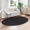 vidaXL Bereichsteppiche Oval HUARTE Schwarz 140 x 200 cm 4103652 Bild 3