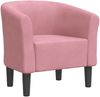 vidaXL Clubsessel Rosa Samt 356446 Bild 2