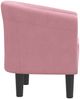 vidaXL Clubsessel Rosa Samt 356446 Bild 4