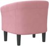 vidaXL Clubsessel Rosa Samt 356446 Bild 5