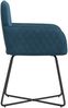 vidaXL Esszimmerstühle 2 pcs Samt (V) Blau 59 x 56,5 x 86 cm 42034300 Bild 4