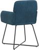 vidaXL Esszimmerstühle 2 pcs Samt (V) Blau 59 x 56,5 x 86 cm 42034300 Bild 5