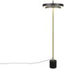 Dimmbare LED Stehlampe KEATON im modernen Design, Schwarz Gold, Höhe 138cm Bild 2