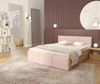 FDM Polsterbett mit Lattenrost Doppelbett 120x200, 140x200, 160x200, 180x200 (MADE IN EU - Bettrahmen mit Bettkasten für viel Stauraum, in Grau,Weiß oder Eiche Braun, ideal für Paare), Metallrahmen mit hydraulischer Klappfunktion Bild 2