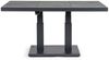 Esstisch Mantru Keramik Aluminium, modern höhenverstellbar, anthrazit, für 4–6 Personen Bild 3