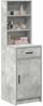 vidaXL Highboard Beton Grau 40 x 40,5 x 135 cm Holzwerkstoff 865076 Bild 3