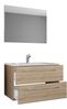 VCM Badmöbel Waschtisch Badinos 914329 Sonoma-Eiche H. 107 x B. 80 x T. 46 cm Bild 2