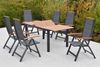MERXX Garten-Essgruppe Tino, (Set, 7-tlg), inkl. 6 Klappsessel, 1 Ausziehtisch Bild 2