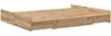 vidaXL Aufbewahrungsbettgestell Artisan-Eiche 140 x 190 cm 3335316 Bild 5