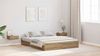 vidaXL Aufbewahrungsbettgestell Artisan-Eiche 140 x 190 cm 3335316 Bild 4