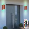 3er Set RGB LED Wandleuchten Alu für den Außenbereich Bild 4