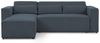 Ecksofa Schlafsofa WALDO Stoff Brooklyn Meeresblau Ottomane Links Bild 2
