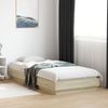 vidaXL Bettgestell mit LED Sonoma-Eiche 90x200 cm 839513 Bild 4